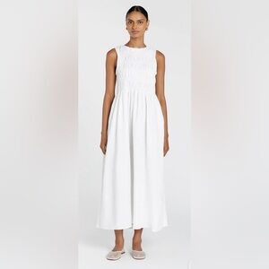 Dissh Lessi White Linen Maxi Dress Size 10 US